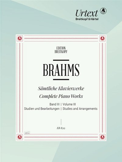 J. Brahms: Complete Piano Works 3