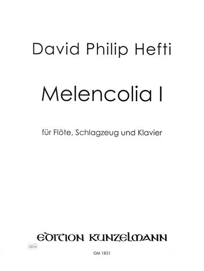 D.P. Hefti: Melencolia I, für Flöte, Schlagzeug u (KlavpaSt)
