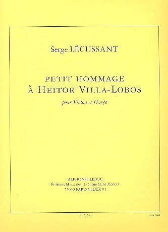 Petit Hommage a Heitor Villa Lobos Harp & Violin, Viol
