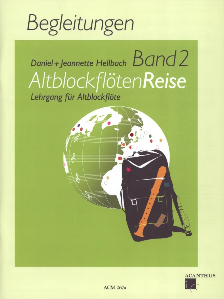 D. Hellbach: Altblockflöten-Reise 2 - K, AblfKlav (Klavbegl) (0)
