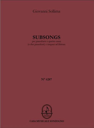 G. Sollima: Subsongs (Pa+St)