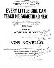 I. Novello y otros.: Every Little Girl Can Teach Me Something New (from 'Theodore & Co.')