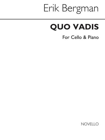 E. Bergman: Quo Vadis - Cello/Piano