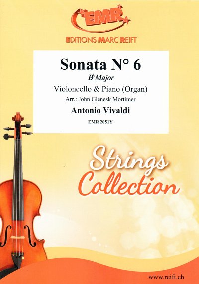 A. Vivaldi: Sonata No. 6 In Bb Major, VcKlv/Org