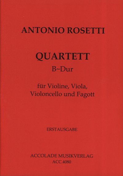 A. Rosetti: Quartett B-Dur (Pa+St)