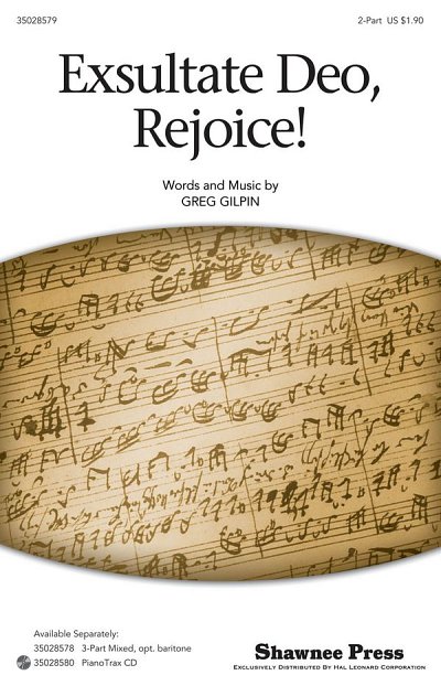 G. Gilpin: Exsultate Deo, Rejoice!, Ch2Klav (Chpa)