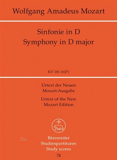 W.A. Mozart: Sinfonie Nr. 23 D-Dur KV 181 (162b, Sinfo (Stp)