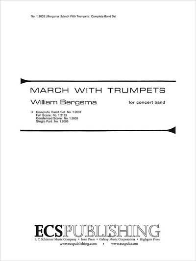 March with Trumpets, Blaso (Pa+St)
