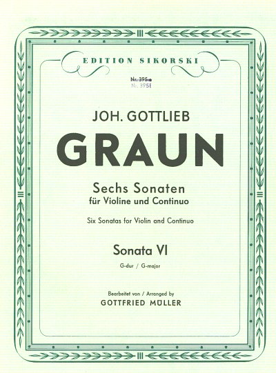 AQ: J.G. Graun: Sonate 6 G-Dur (B-Ware)