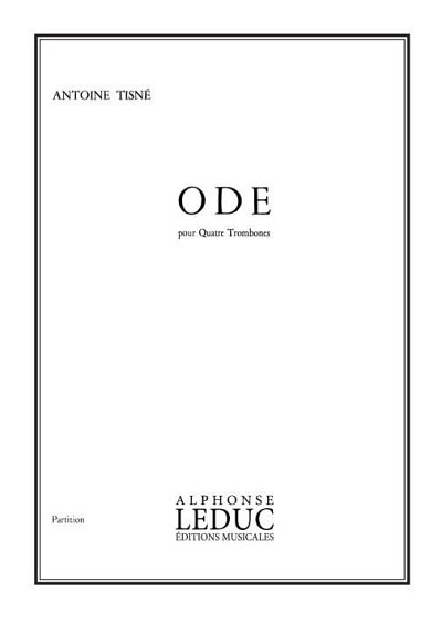 Tisne Ode 4 Trombones Performance Score, Pos (Part.)