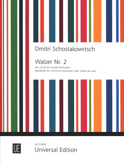 D. Schostakowitsch: Walzer Nr. 2, VlVc/Va (2Sppa)