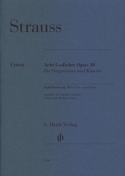 R. Strauss: Acht Gedichte op. 10, GesMKlav