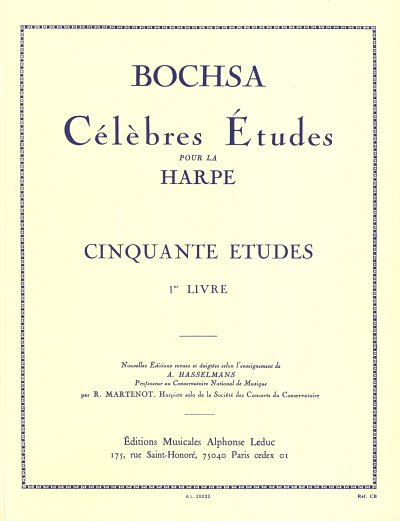 Cinquante Études Op. 34, Vol. 1, Hrf