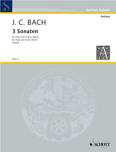 DL: J.C. Bach: 3 Sonaten (Sppa)