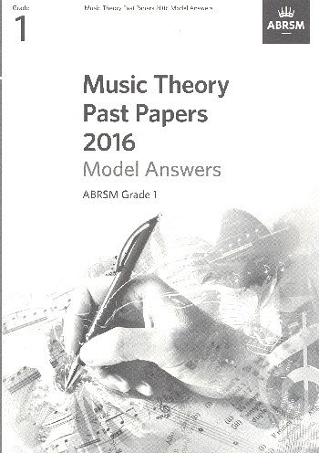 Music Theory Past Papers Grade 1 (2016) - Model Answers