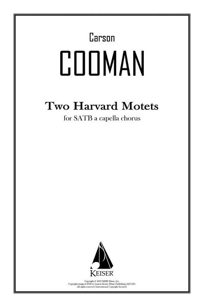 C. Cooman: Two Harvard Motets