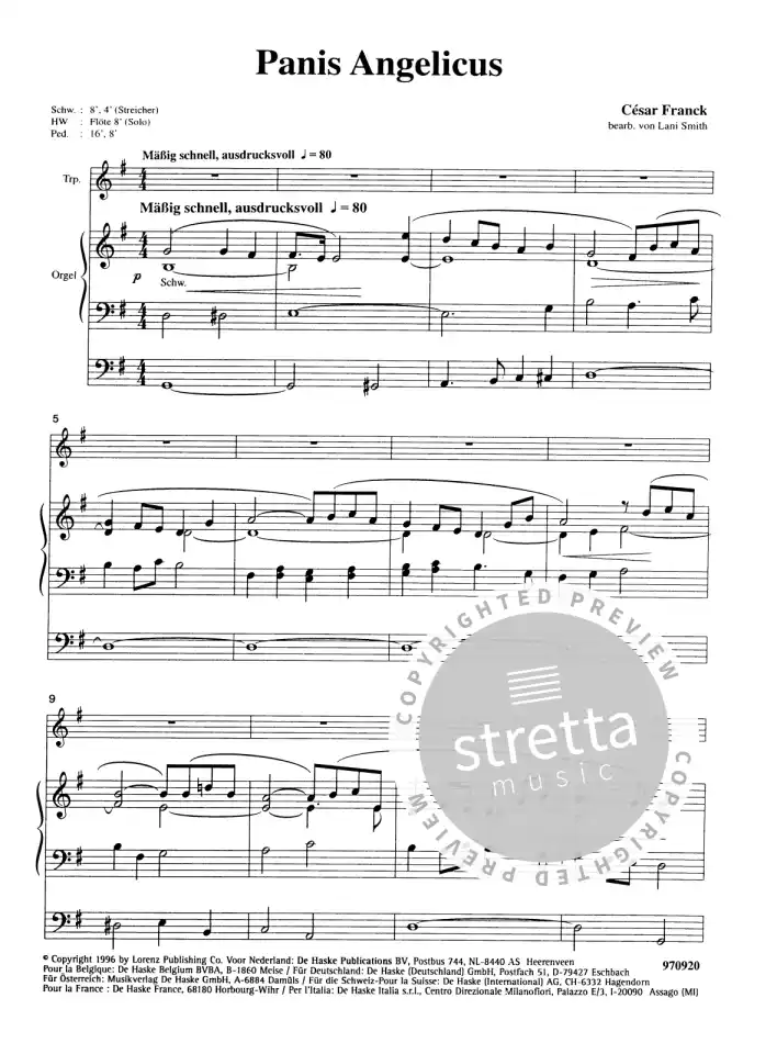 L. Smith: Klassiker für Trompete und Orgel, TrpOrg (OrpaSt) (2)