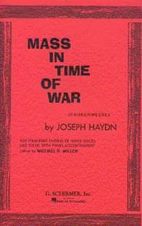 J. Haydn: Mass in Time of War (Paukenmesse), GchKlav (Chpa)