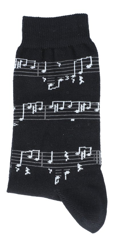 Socken Noten 35-38 (schwarz-weiß)