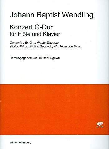 J.B. Wendling: Konzert G-Dur fuer Floete und S, FlKlav (KA+S
