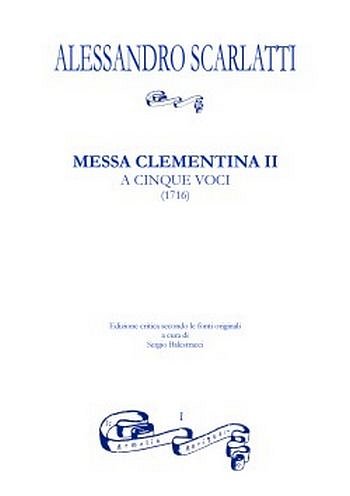 A. Scarlatti: Messa Clementina Ii A Cinque Voci (Ssatb)