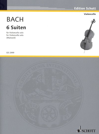 J.S. Bach: 6 Suiten für Violoncello solo BWV 1007-1012 , Vc