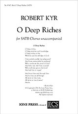 R. Kyr: O Deep Riches (Chpa)