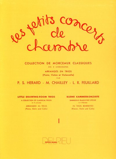 L.R. Feuillard: Les petits concerts de chambre, VlVcKlv (Bu)