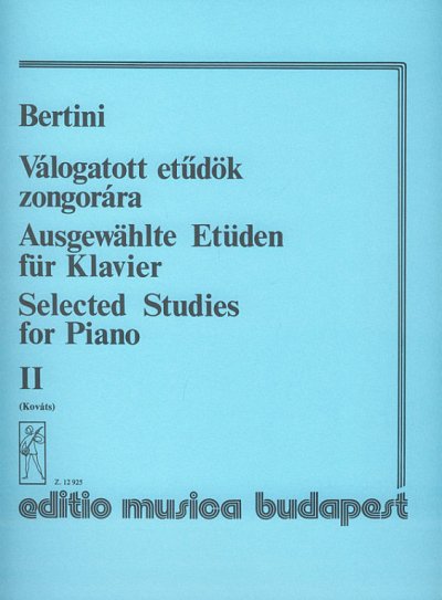 H. Bertini: Selected Studies for Piano 2