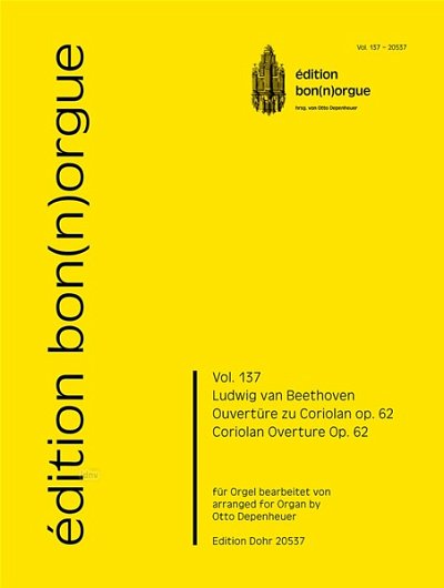 L. v. Beethoven: Ouvertüre zu Coriolan op. 62, Org (Part.)