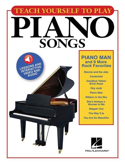 Teach yourself to play Piano songs, Klav (+Audionline)