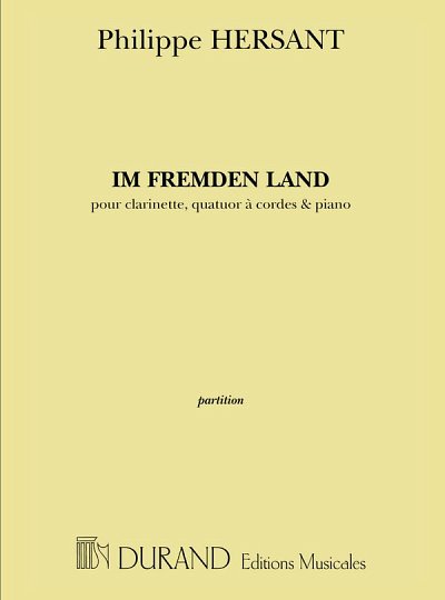 P. Hersant: Im Fremden Land - Score