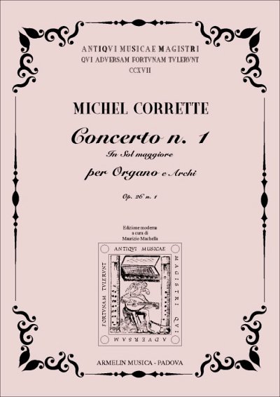 M. Corrette: Concerto No. 1, OrgOrch (Pa+St)