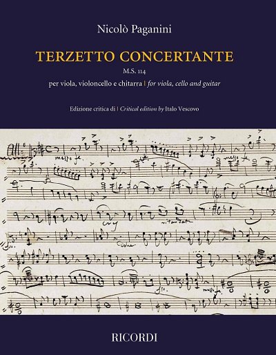 N. Paganini: Terzetto concertante M.S. 114, VaVcGit (PaSt)