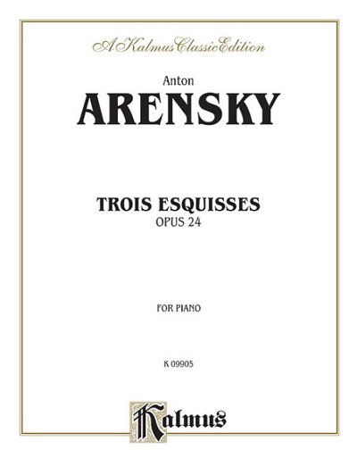 Trois Esquisses, Op. 24, Klav