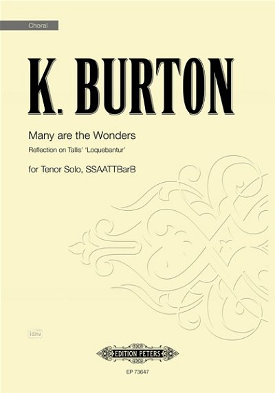 K. Burton: Many are the Wonders, TenGem8 (Chpa)