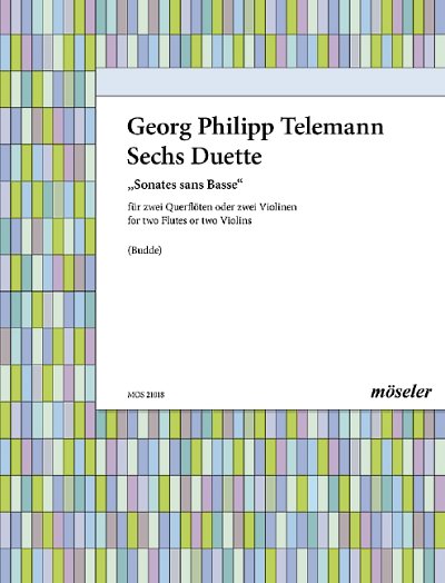 G.P. Telemann: Sechs Duette TWV 40:101-106, 2Fl/Vl (Sppa)