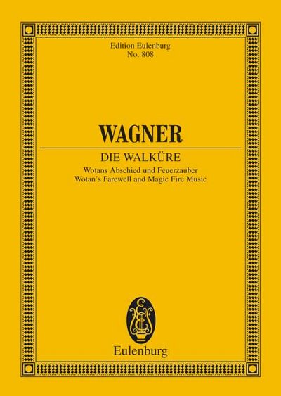 DL: R. Wagner: Die Walküre (Stp)