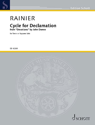 Rainier Priaulx et al.: Cycle for Declamation