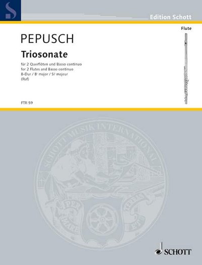 DL: J.C. Pepusch: Triosonate B-Dur, 2Fl/Ob/VlBc