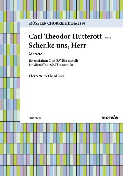 Hütterott, Karl-Theodor: Give us, Lord, your Holy Spirit
