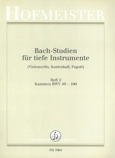 J.S. Bach: Bach-Studien für tiefe Instrumente Band 2