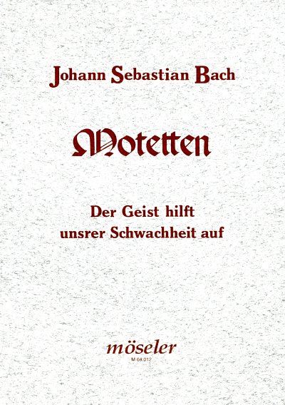 J.S. Bach: Der Geist hilft unsrer Schwachheit auf BW (Part.)
