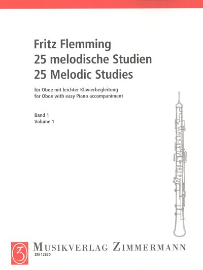 F. Flemming: 25 melodische Studien für Ob, ObKlav (KlavpaSt)