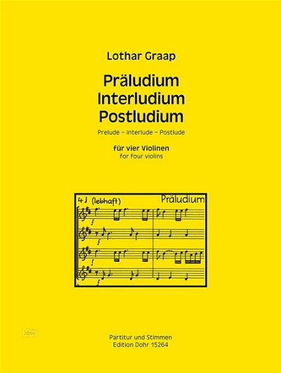 L. Graap: Präludium, Interludium, Postludium (Pa+St)
