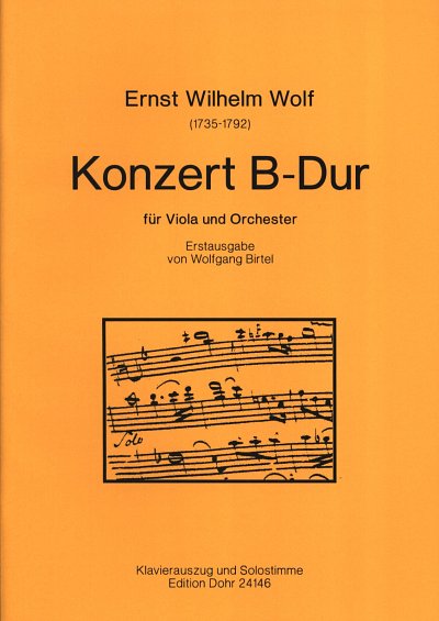 W. Wolf, Ernst Wilhelm: Konzert für Viola und Orchester