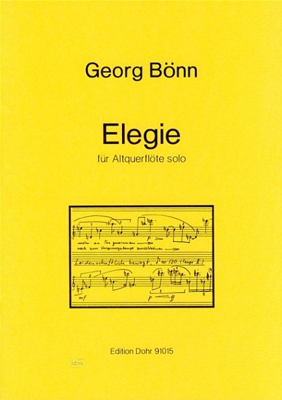 G. Bönn: Elegie (Part.)