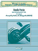 DL: Rondo Presto (from String Quartet K. 157), Stro (Part.)