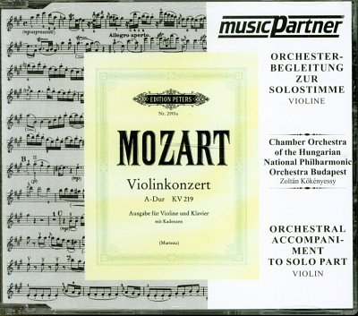 W.A. Mozart: Konzert fuer Violine und Orchester A-Dur(CD)