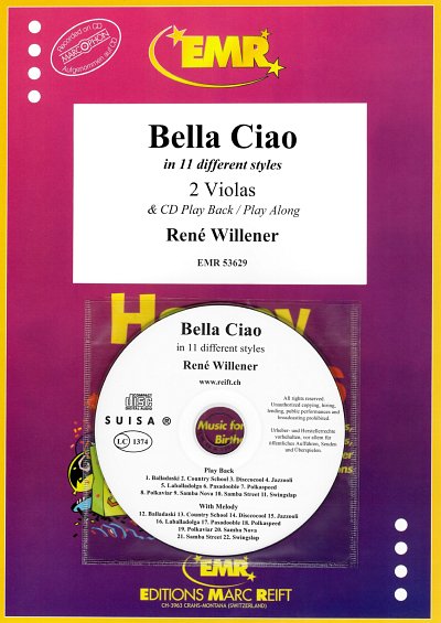 R. Willener: Bella Ciao, 2Vla (+CD)